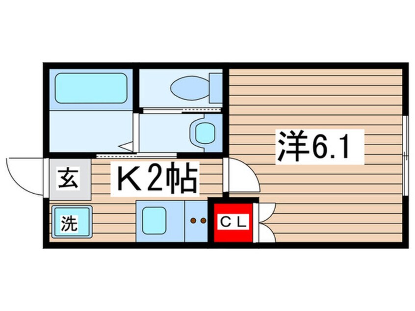 間取図 フォレストツインハウスⅡB棟