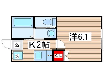 間取図 フォレストツインハウスⅡB棟