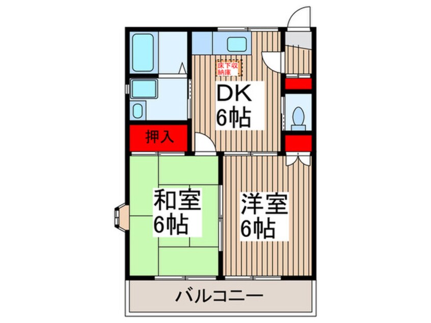 間取図 ホワイトコート