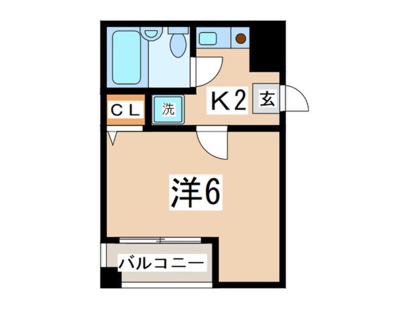 間取図 豊町中央コ－ポ