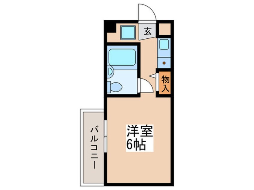 間取図 豊町中央コ－ポ