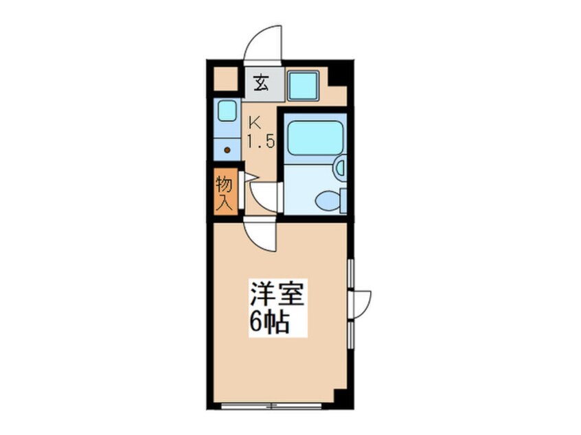 間取図 豊町中央コ－ポ