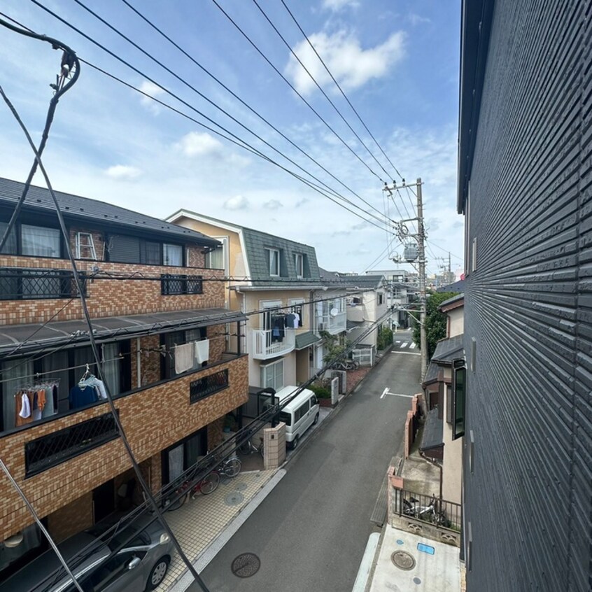 室内からの展望 豊町中央コ－ポ