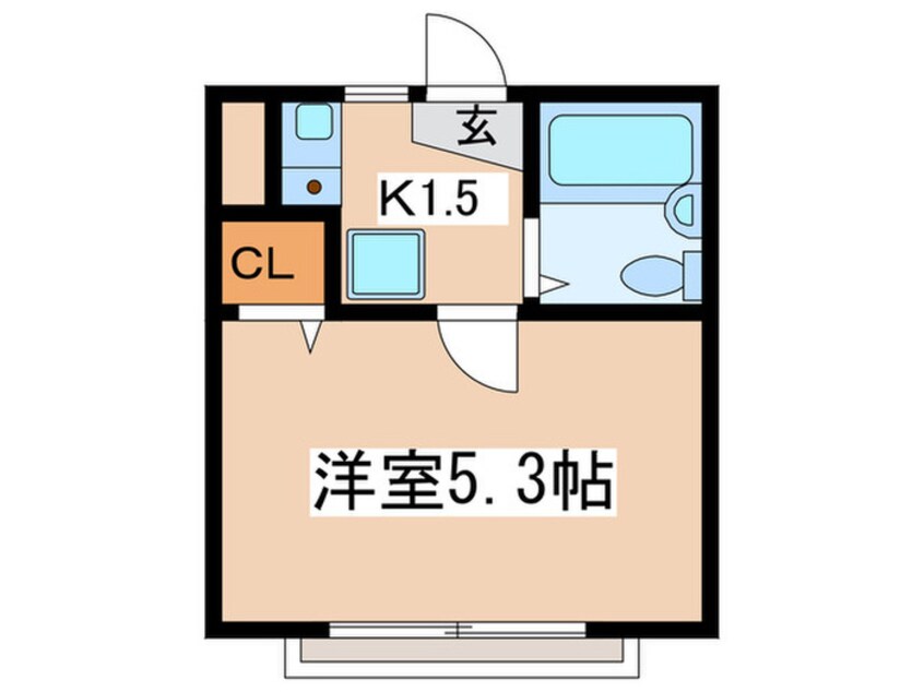 間取図 オークルホンダ