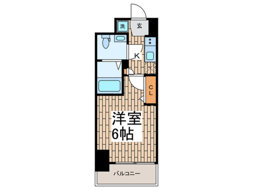 間取図 プレール・ドゥーク北品川