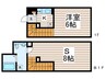 ラヴィーダ東長崎 1SKの間取り