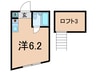 LOFTINAト－チ 1Rの間取り
