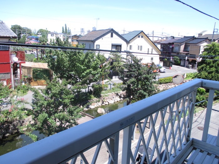 室内からの展望 LOFTINAト－チ