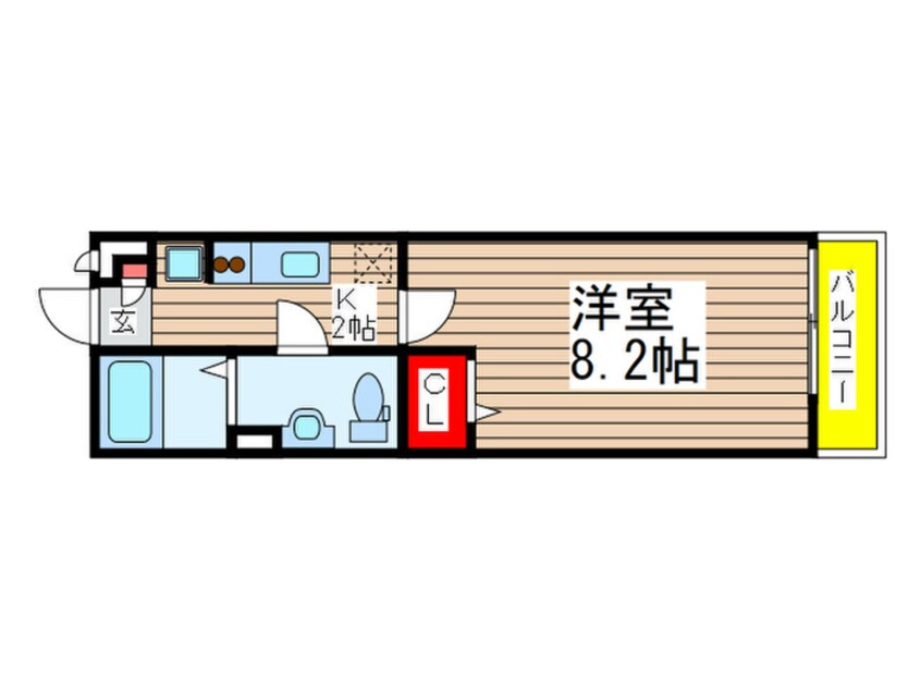 間取図 リブリ・ＪＯＹＭＡＫＵＨＡＲＩ