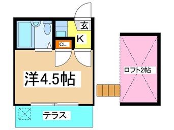 間取図 ライフピアノ－ブル