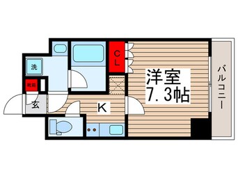 間取図 ＣＲＥＶＩＳＵＴＡ亀戸Ⅲ