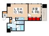 プロスペクトＫＡＬＯＮ三ノ輪 1LDKの間取り