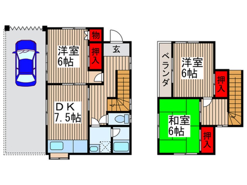 間取図 星野様方貸家A棟