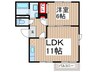 ベッヒラインB 1LDKの間取り