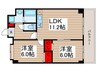 LIBERTIES　SAGA　Ⅱ 2LDKの間取り