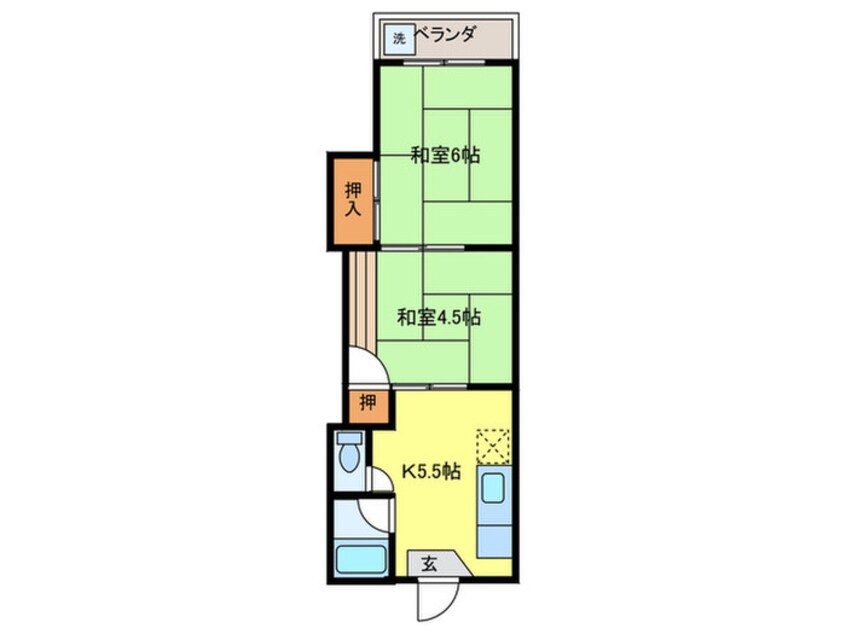 間取図 富国ハイツ