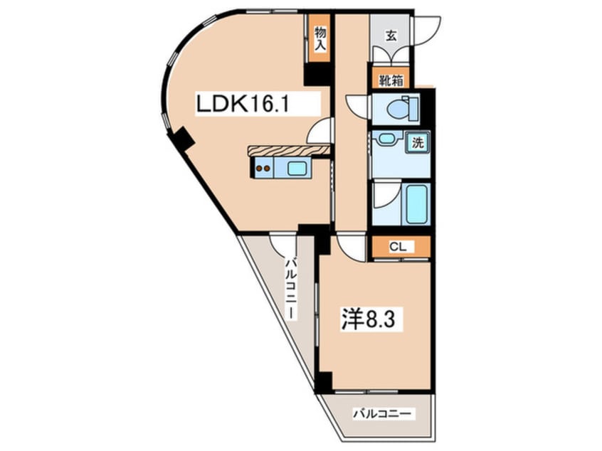 間取図 大倉山壱番館