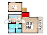 ジョイフル・コ－ト 1Kの間取り