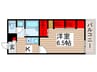 グランシャリオ 1Kの間取り