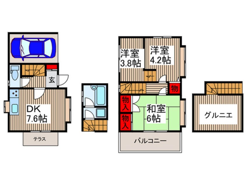 間取図 レントハウス小手指南