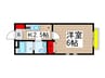 アクシス幕張 1Kの間取り