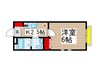 アクシス幕張 1Kの間取り