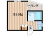 メゾンドボ－ノ 1Rの間取り