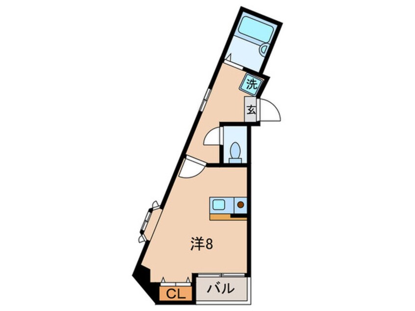 間取図 アスタリスク日吉