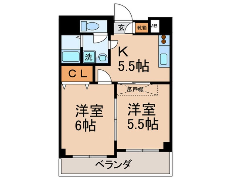 間取図 ア－ク聖蹟桜ヶ丘