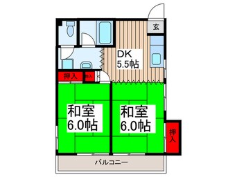 間取図 東川口グリ－ンハイツ