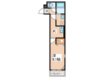 間取図 MELDIA上溝Ⅱ