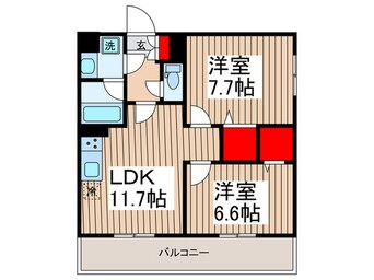間取図 フィレール南千住