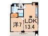 HF銀座レジデンス 1LDKの間取り