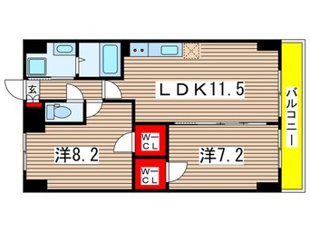 間取図 千葉ポ－トイ－スト