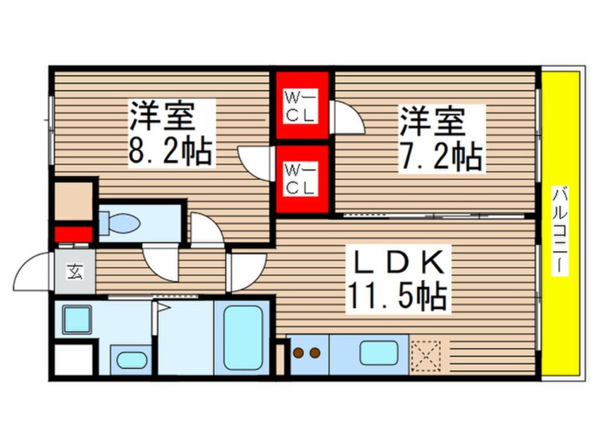 間取図 千葉ポ－トイ－スト