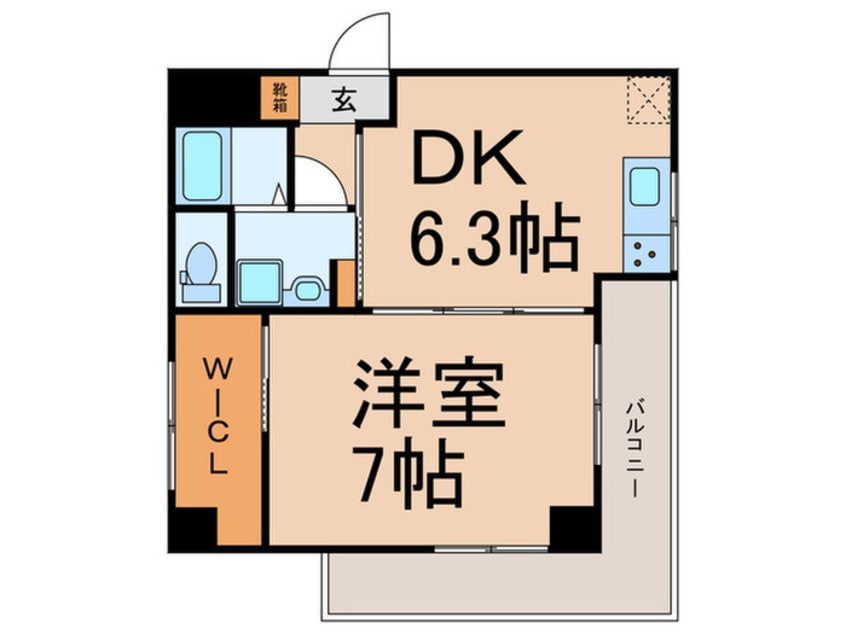間取図 グリ－ンコ－ポ高島