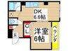 Ｈｅｉｍ佑 1DKの間取り