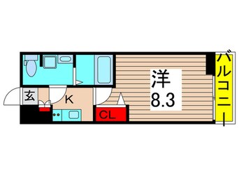 間取図 ディームス亀有（503）