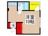 リューズフラット本八幡 1Rの間取り