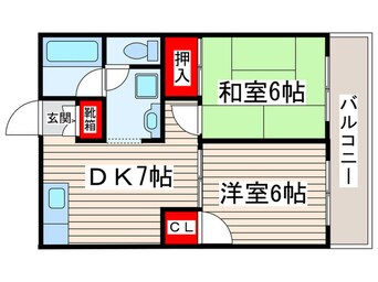 間取図 プランドール南葛西