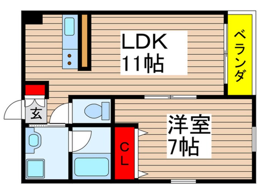 間取図 石神井公園ガ－デンマンション