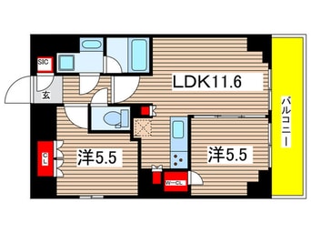 間取図 プレディアコート森下テラス