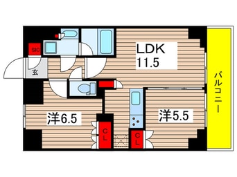 間取図 プレディアコート森下テラス
