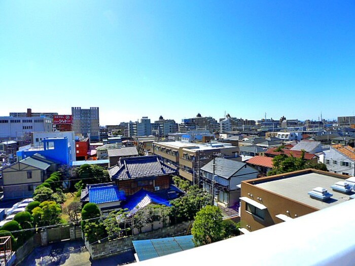 室内からの展望 トライ梨本ビル