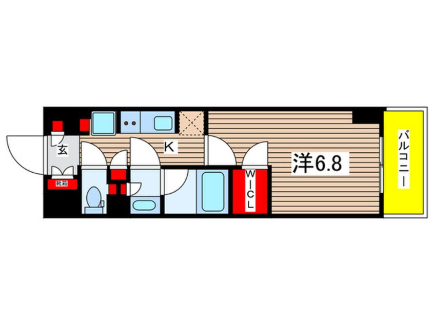 間取図 コンフォリア森下リバーサイド