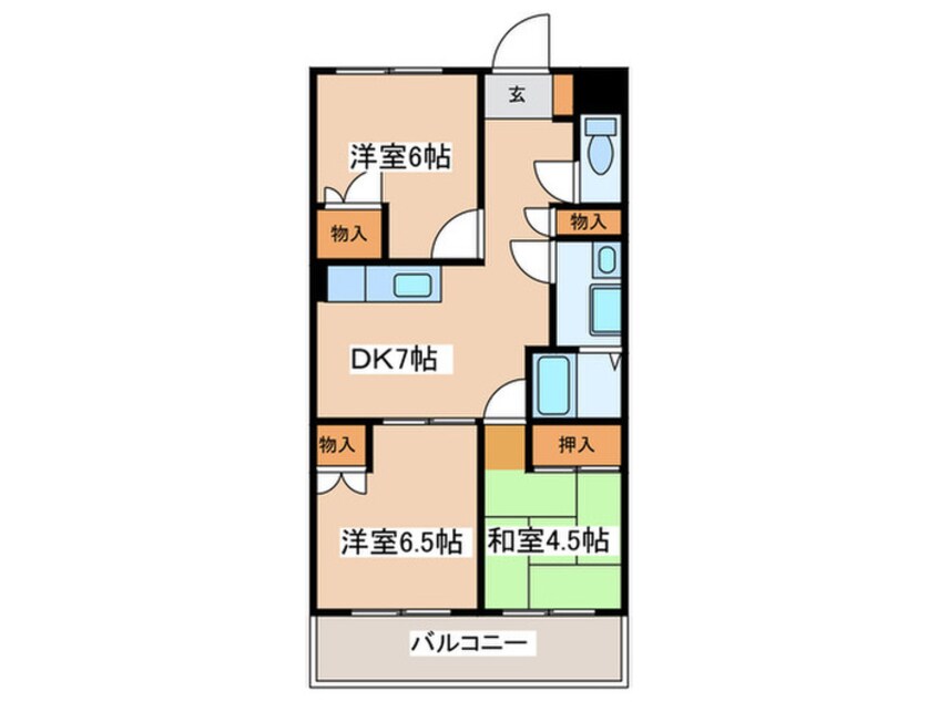 間取図 マグノリア千川