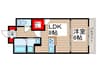 ドゥーエ妙典 1LDKの間取り
