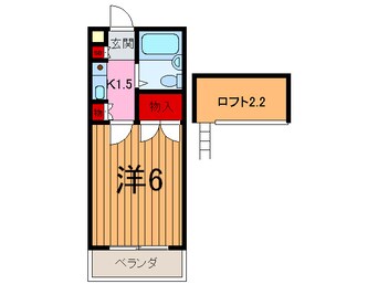 間取図 コスモスウイング平和台