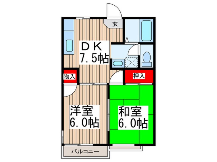 間取図 フォーブルラプラス