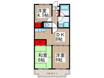 間取図 ウィスタリア藤田